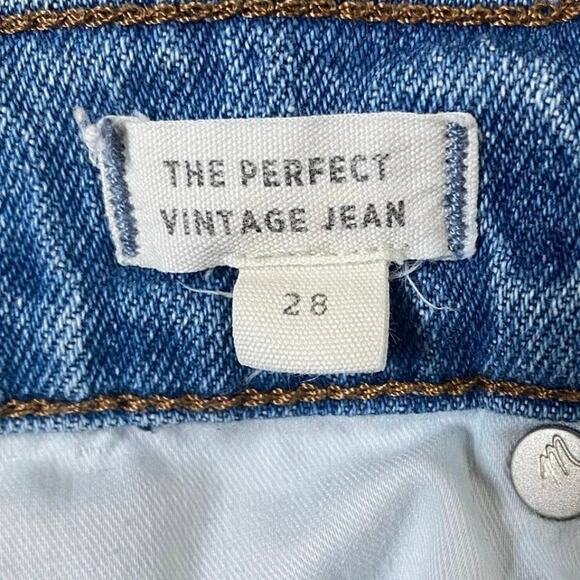 Madewell The Perfect Vintage Jean in Rosabelle Wash: Comfort‎ Stretch Edition 28 - Picture 9 of 16